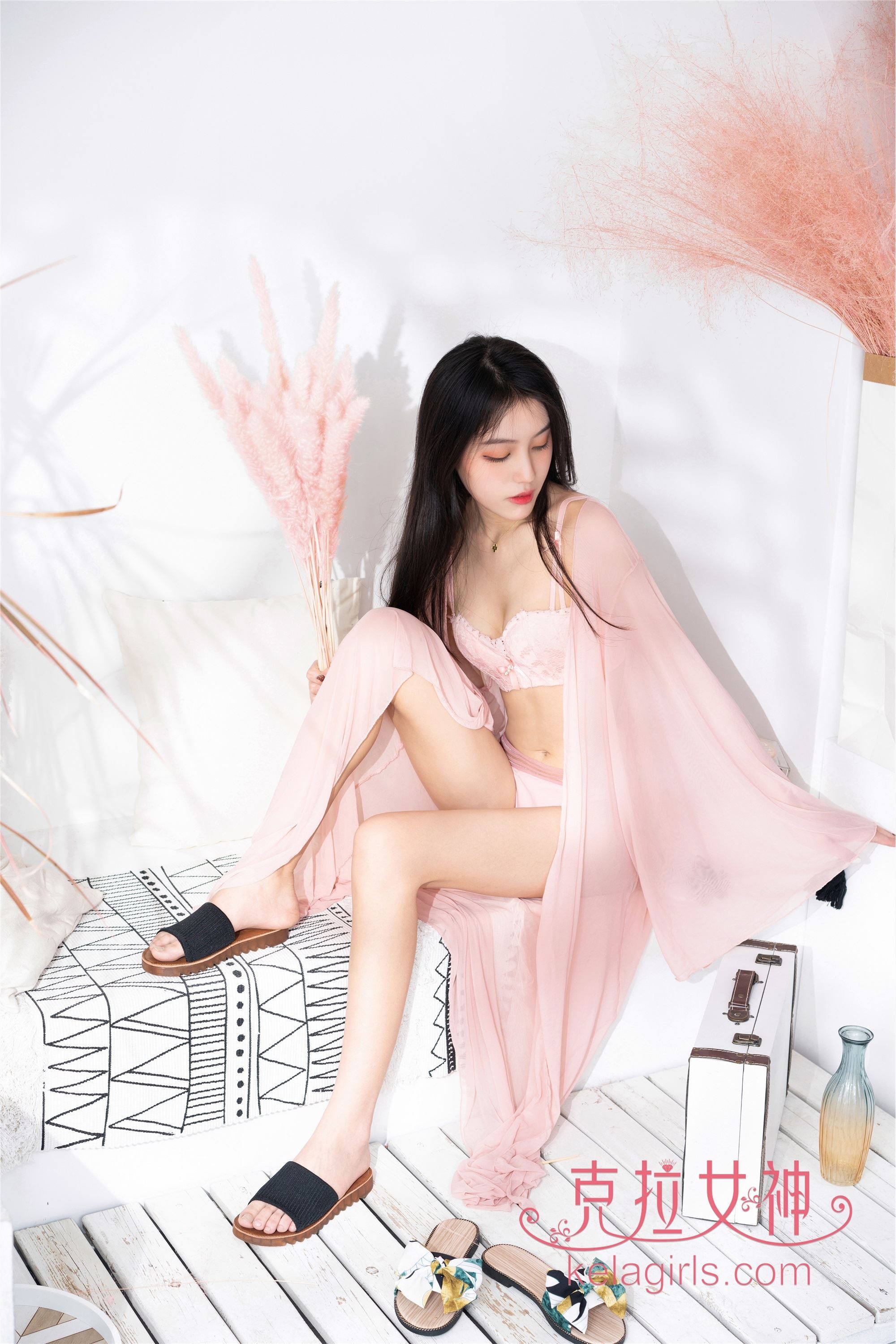 Kelagirls 克拉女神 2020.05.29 一袭粉纱 沫夕